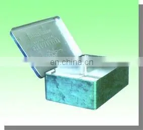 embossing logo tinplate tea gift packaging tin box