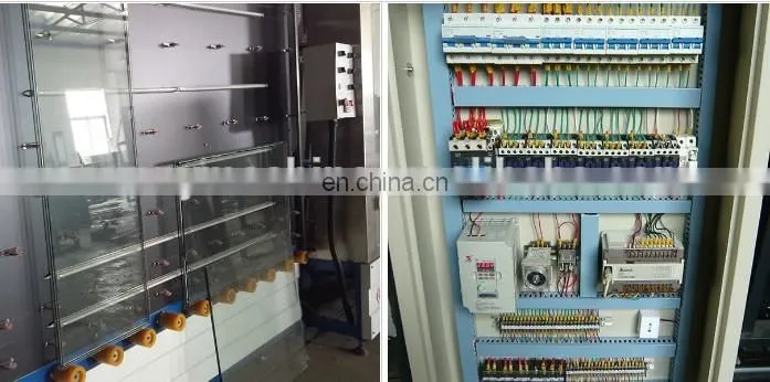 Automatic Vertical glass washing machine with open top structure