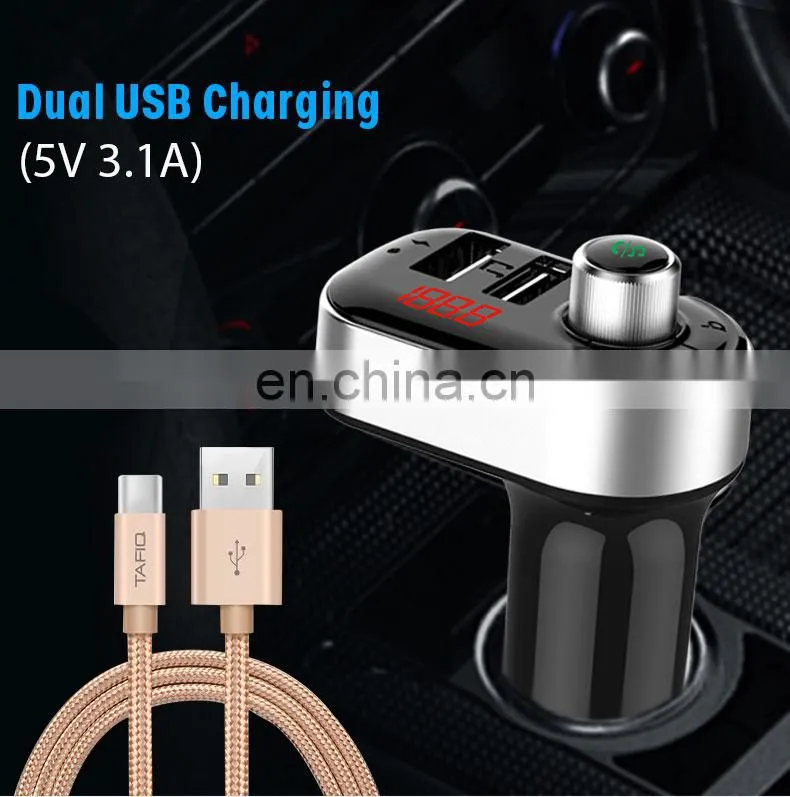 Feixin 2021 New Product Car Charge Cigarette Lighter C7 Wireless Charging 15W Can Charge Through The Phone Case Drop Shipping
