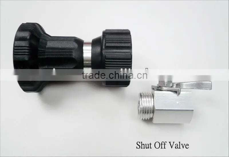 (71915) poweful flexible rotating hose nozzle garden sprayer wand nozzle
