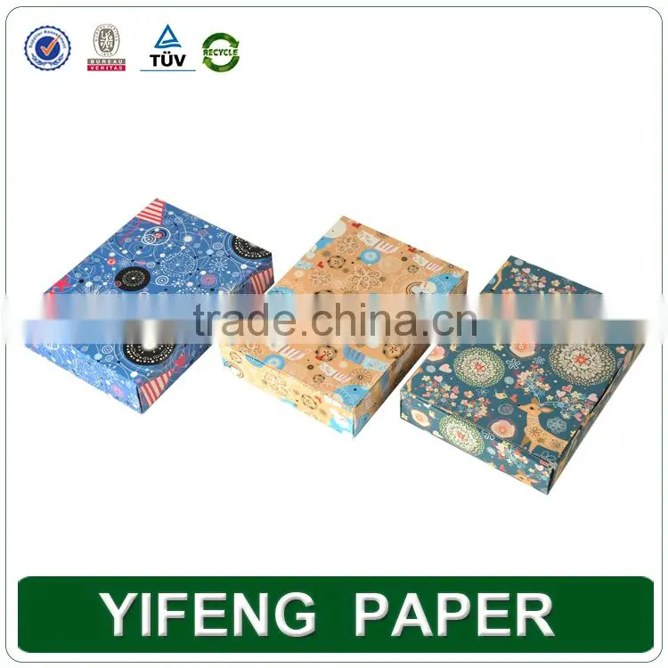 simple packaging gift box factory rectangle folding paper box