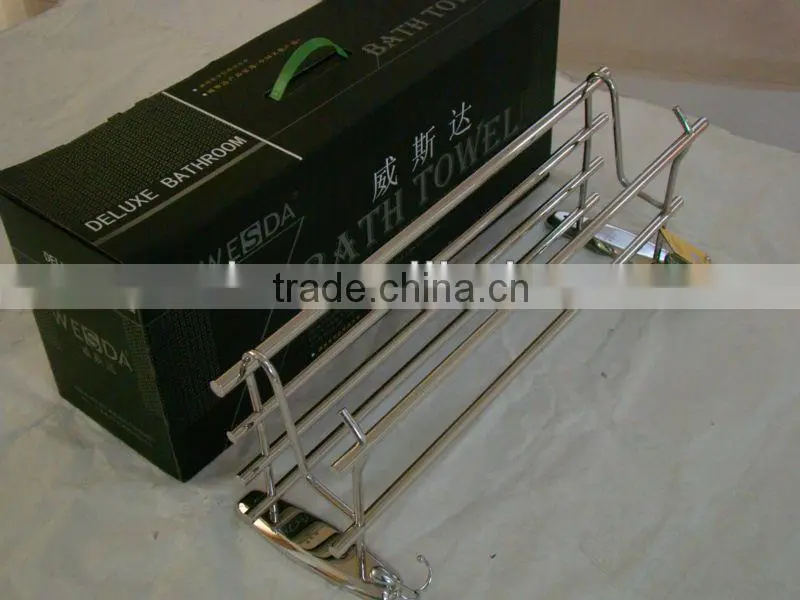 Wesda Decorative foldable hotel style bathroom storage rack 8832