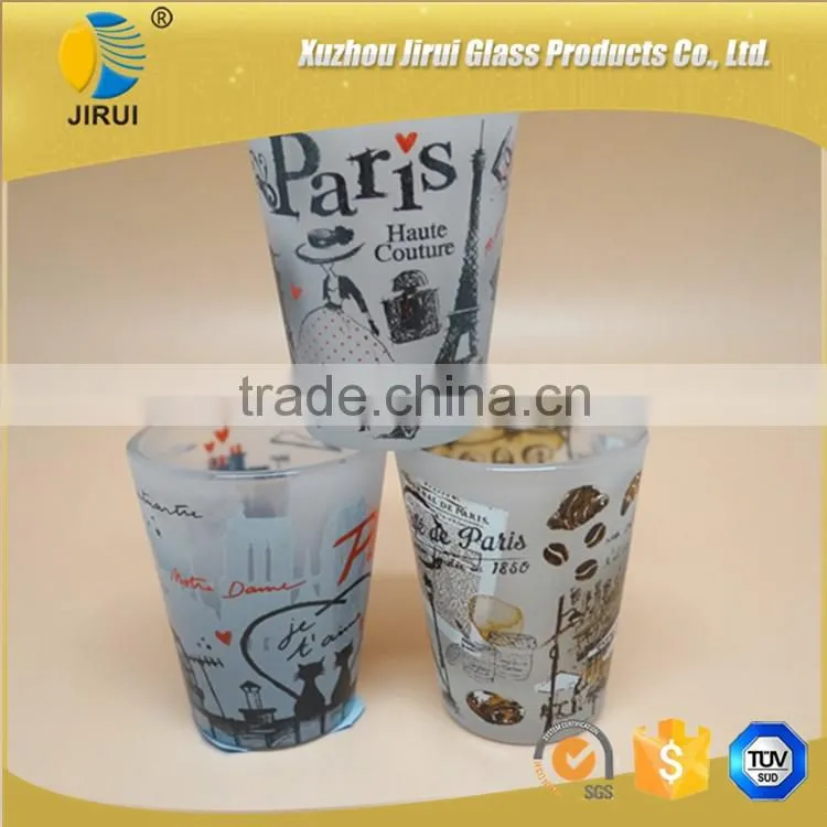 50ml colourful round wine glass cup for drinking