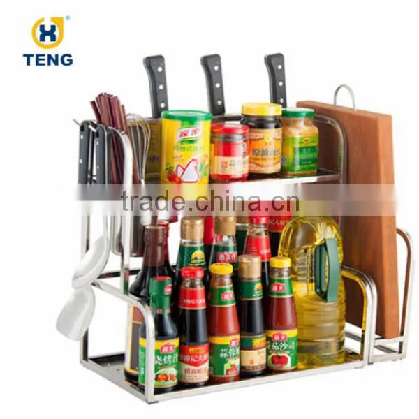 Kitchen spice rack for cooking