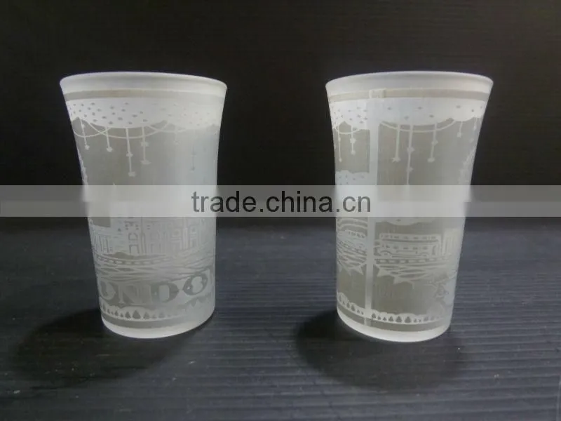 fancy shot glass with printing