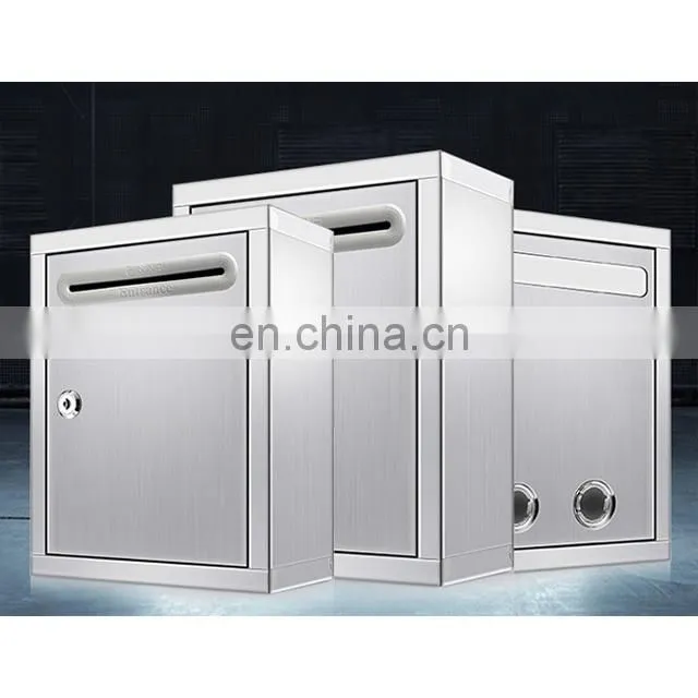 Home Outdoor Package Stainless Steel Metal Large Smart Parcel Delivery Drop Post Mail Letter Box