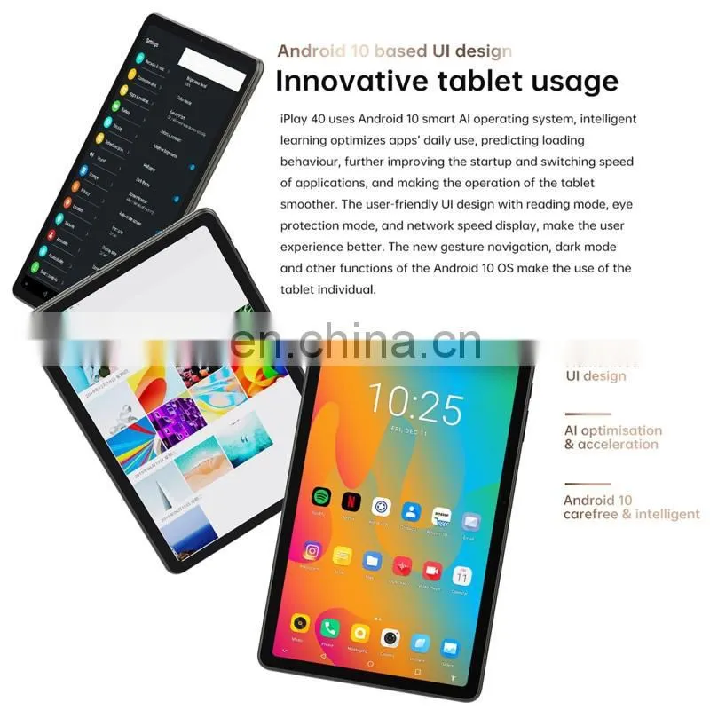 ALLDOCUBE iPlay 40 10.4 inch 4G LTE Call Tablet PC 2K Screen 8GB RAM+128GB ROMSpreadtrum T618 Android 10 Dual WiFi Tablet PC