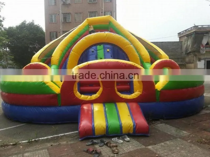 2015 Gaint PVC Trapualin Inflatable Water Slides ,inflatable land slider for sale