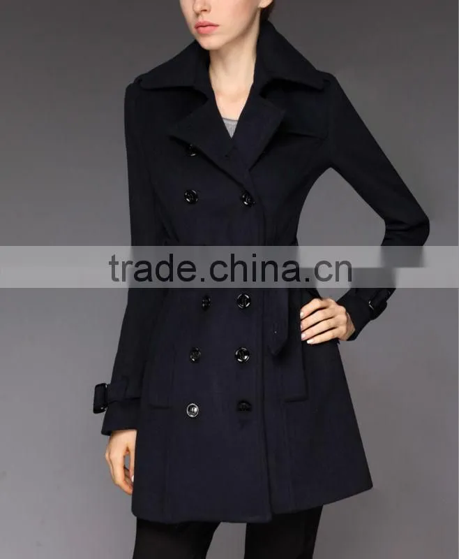 2013 autumn new fashion lady long fall coat