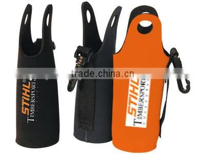 neoprene bottle sleeve for hot water bottle, soft and insualting with lanyard, any printing