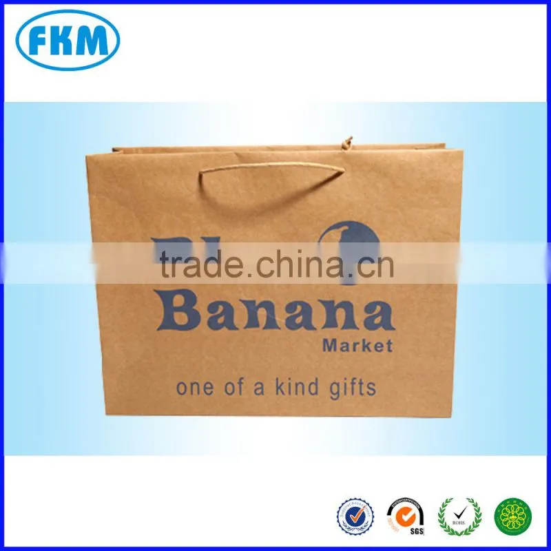 yellow handle shopping bag