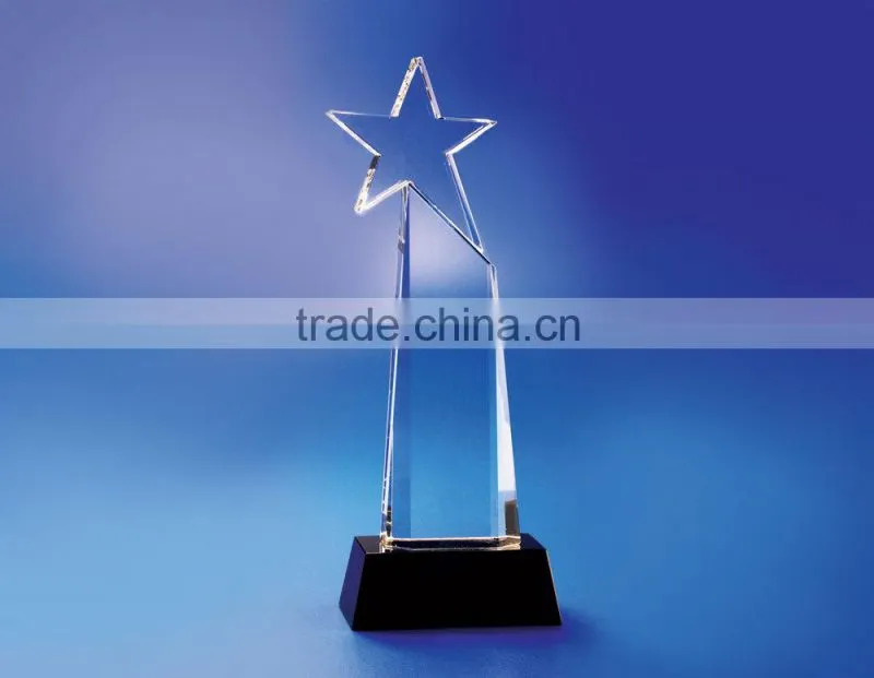 wholesale crystal glass black marble trophy bases for gifts