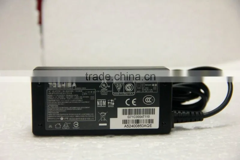 19v 2.37a 45w ac adapter power charger for Toshiba Portege Z830 Z835 adapter 5.5mm*2.5mm