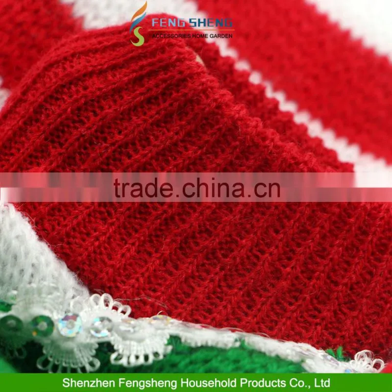 Pet Dog Christmas Sweater Puppy Cat Striped Knit Clothes Winter Jumper Apparel