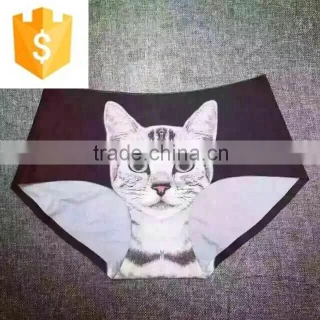New sexy fashion ladies underpants 3D print design