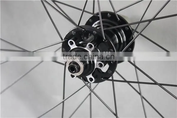 Carbon wheels 3K-matt road bike wheelset powerway M71 hubs bike wheels 50-TL