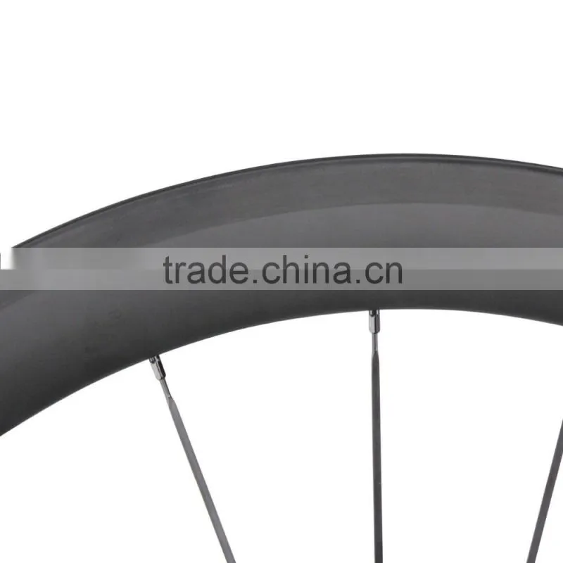 Cheap bicycle carbon wheels 56/86mm carbon clincher wheelset 700C road bike wheelset UD matt