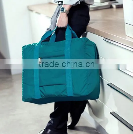 (160406) Waterproof nylon foldable portable clothing storage bag travel pouch
