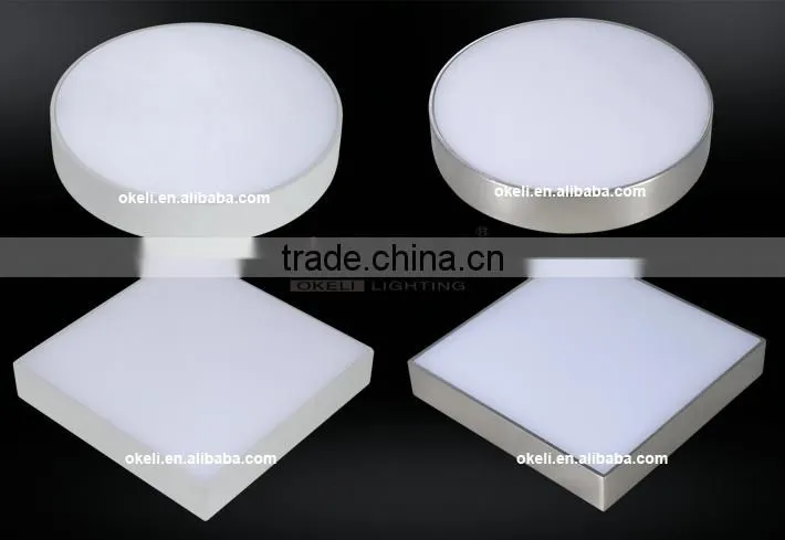 2015 hot new products round surface mounted led ceiling panel light 12w 18w 24w