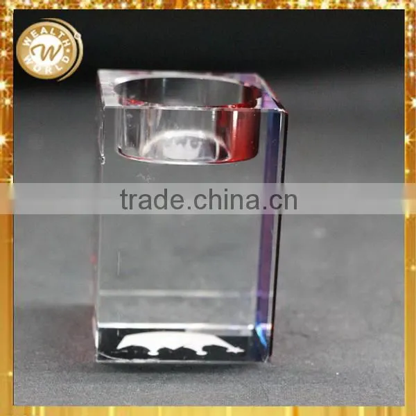 New useful crystal decorative candle container