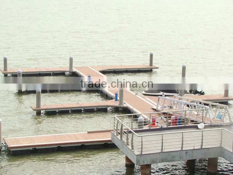 Mass production good quality plastic floating dock