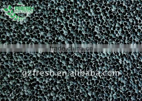 Best price Activated carbon sponge/foam in filter meshes for car cleaning