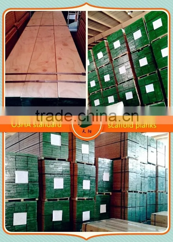 OSHA certificate high strength scaffolding planks for construction