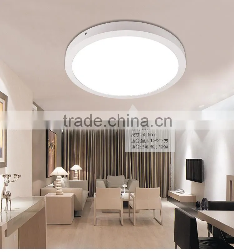 led surface panel 36w round dia 400mm 500mm 600mm led ceiling panel lamp