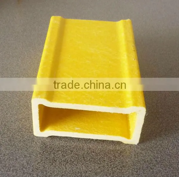 Fiberglass Pultrusion Rectangular hollow pipe tube