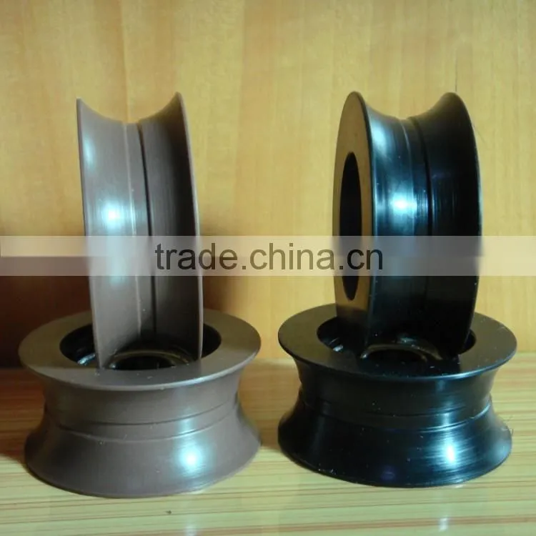 Guangzhou professional moulded injection pa66 nylon6 mc nylon roller bearing pulley