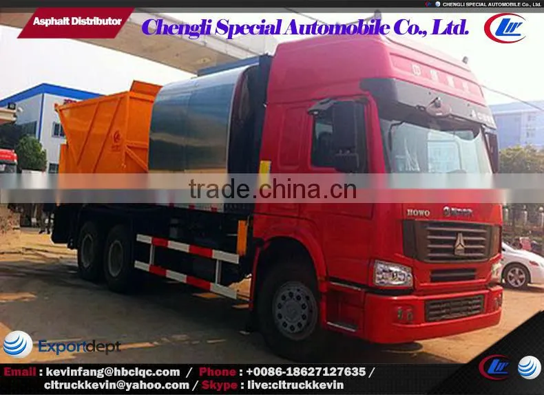 12m3 Synchronous asphalt seal paver truck