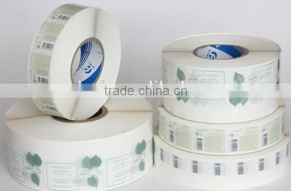 new design high quality self barcode adhesive label