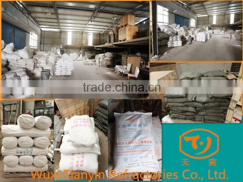 Refractory cement fire clay high alumina cement