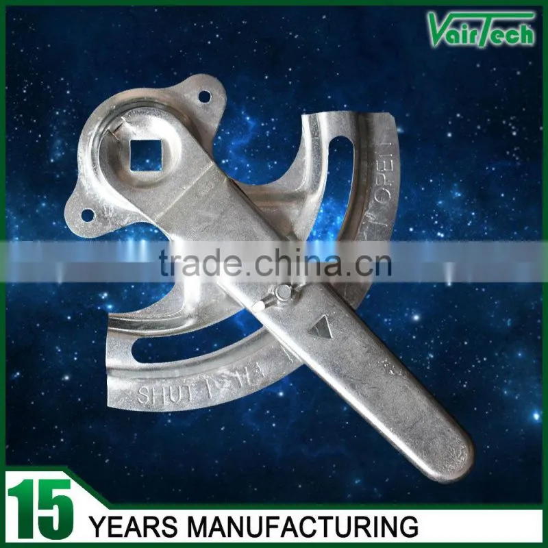 galvanized steel hvac accessories damper actuator damper quadrant