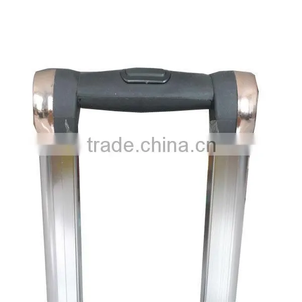manufacture of hot selling luggage two wheels 600D two tone fabric trolley sets