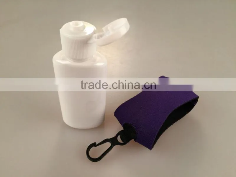 JS-03011B 2015 new design organic sunscreen lotion 30ml with neoprene holder