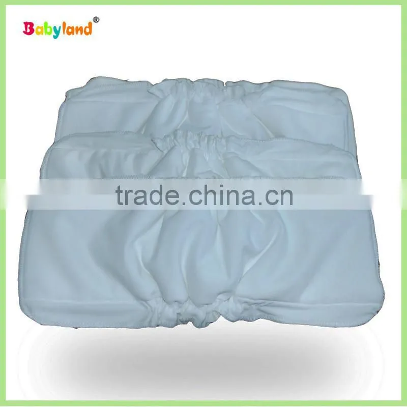 Bamboo Cotton Double Gussets Leak guard Waterproof Diaper Inserts