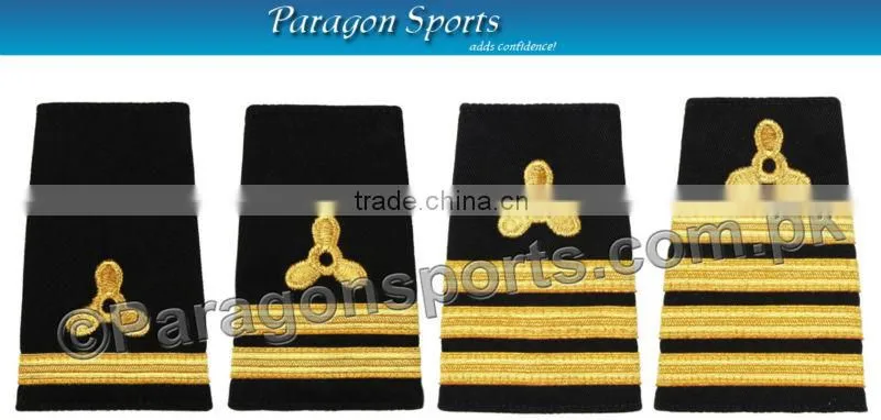 Pilot Epaulettes Aircraft Engineers Epaulettes Gold Maroon Bars