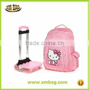 Hot sale kids trolley school bags backpack