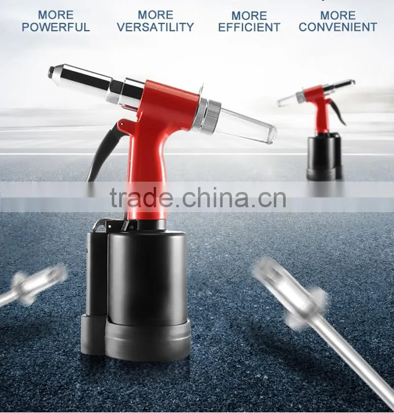 3/16" Riveter Gun Industrial Air Hydraulic Pop Rivet Gun Pneumatic Tool Set