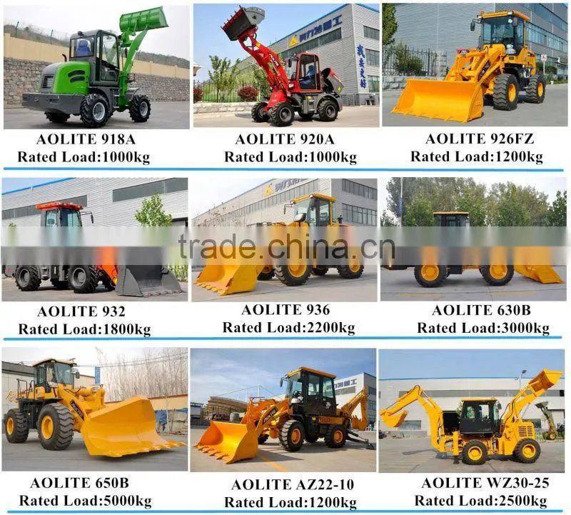 4x4 compact tractor with loader and backhoe
