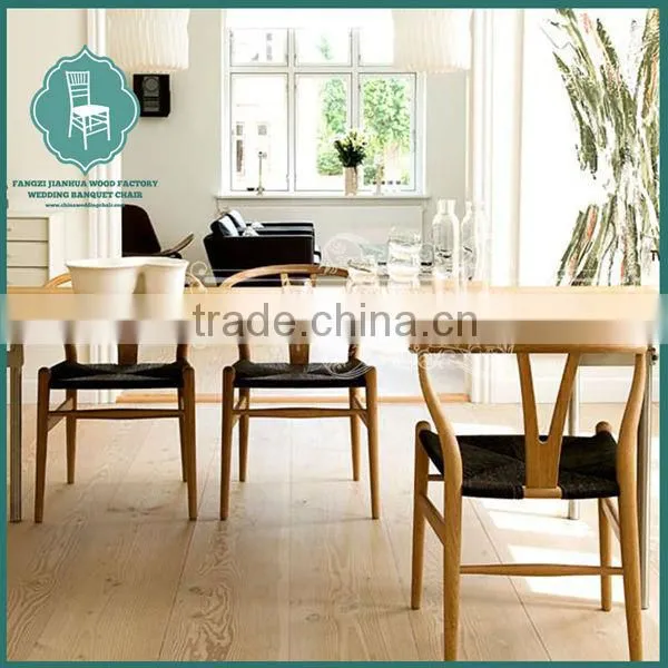 replica solid wood Y Chair Wishbone Chair