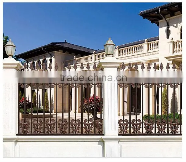 carve patterns or designs railing with aluminum use for Outdoor garden 2015
