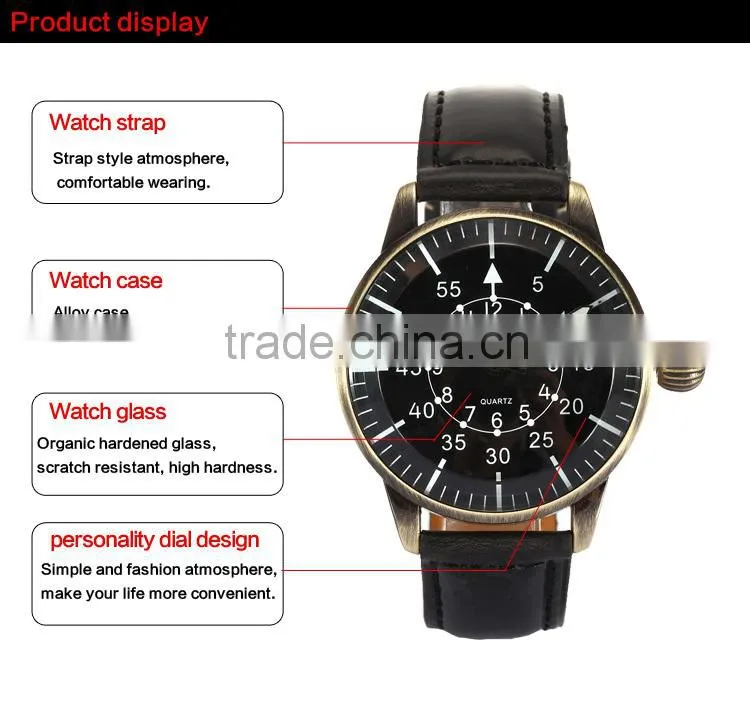 2015 watches men luxury, vintage bulge case watch, factory price travel watches