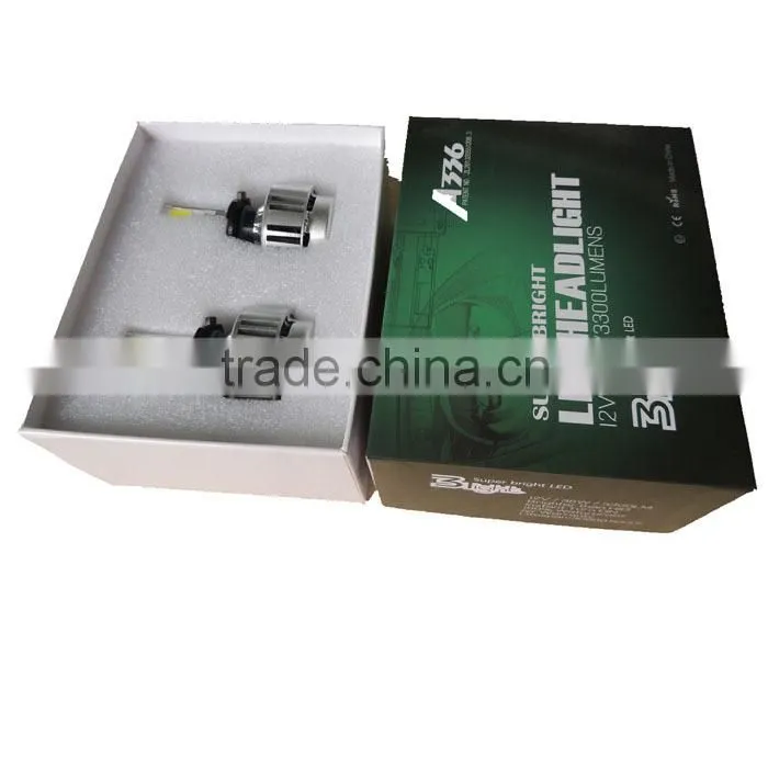 360 degrees 3 face H4 H7 H8 H9 H10 H11 H13 9005 9006 72w led headlight 6600lm led headlight high power led headlights h7
