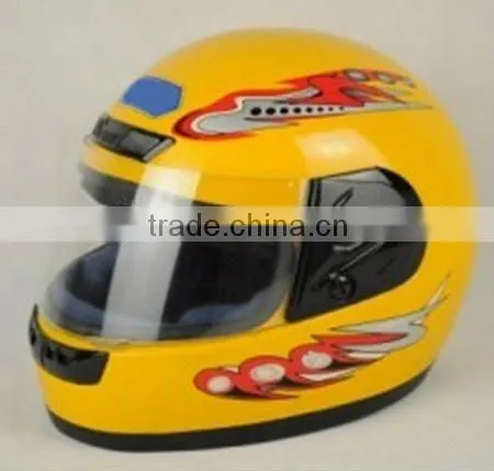 Yellow Alternating Blue Color Sport Racing Full Helmets/ Motorcycle Hemets