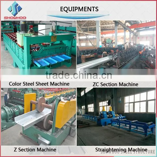galvanized design steel structure frame workshop made in china