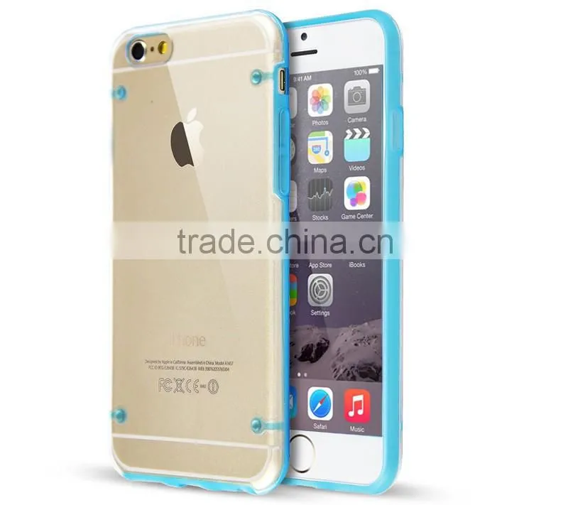 TPU Rubber Gel Ultra Thin Transparent Clear Protective Case Cover for iphone 6s