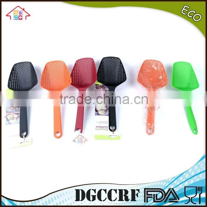 NBRSC Nylon Colander Strainer slotted Spoon Scoop Server Drain Pasta Veg Kitchen Cooking Serving Aid