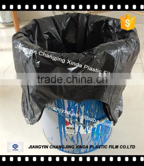 Daily biodegradable garbage plastic bags with drawstring